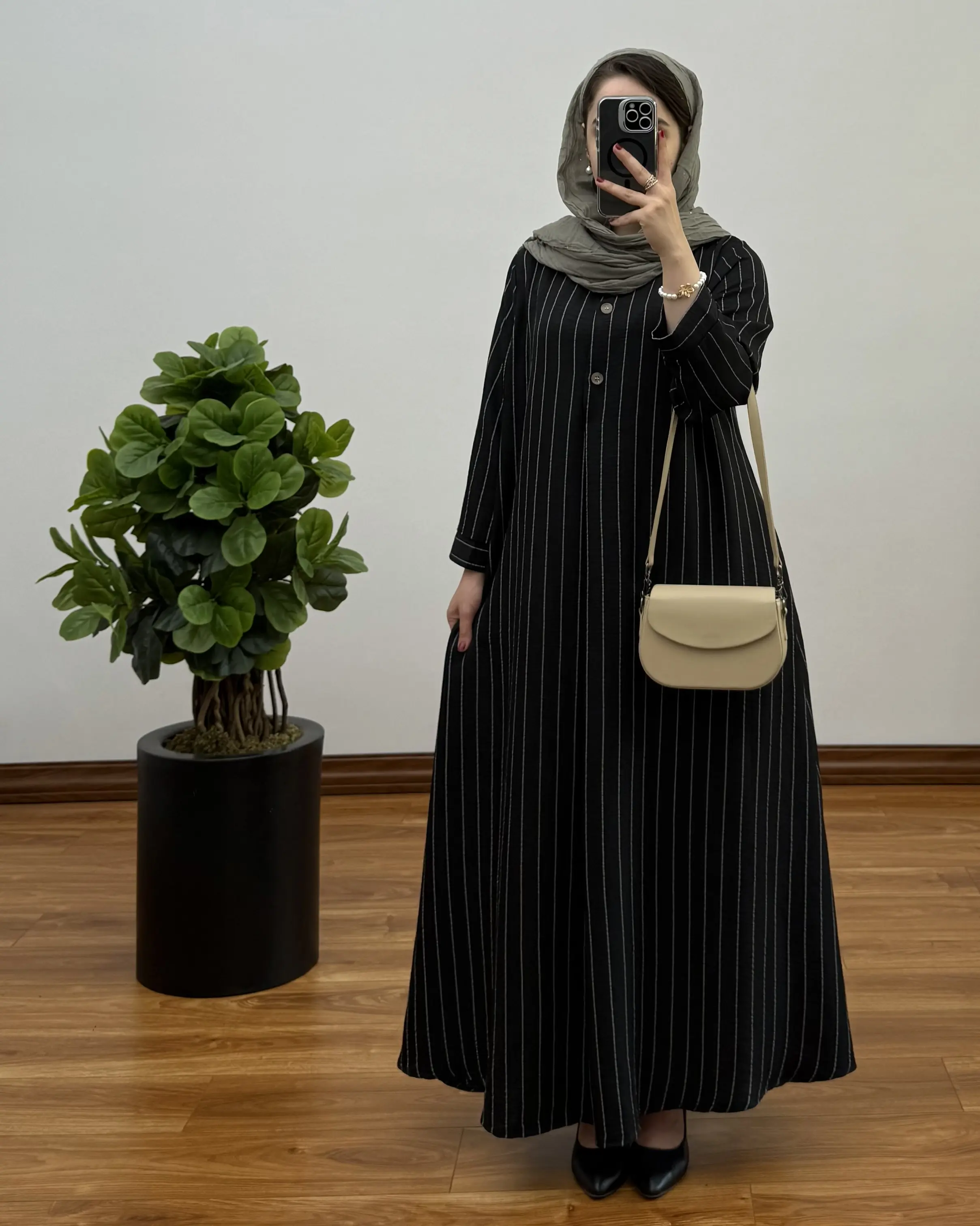 پیراهن مانتویی ایتالیایی متینا